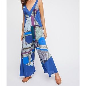 Free People All Patched Up Jumpsuit